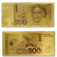 Золотая Банкнота 500 Mark